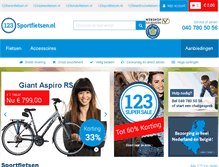 Tablet Screenshot of 123sportfietsen.nl
